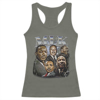 Martin Luther King Racerback Tank Top Black History Month Pride MLK Bootleg Rap Tee