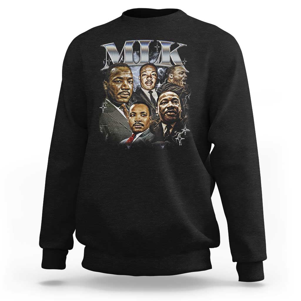 Martin Luther King Sweatshirt Black History Month Pride MLK Bootleg Rap Tee