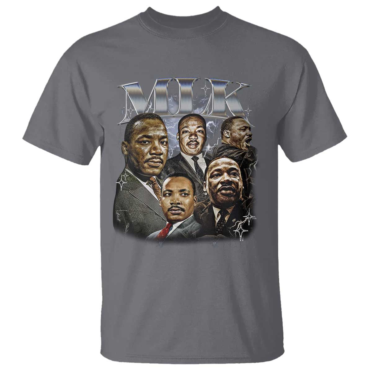 Martin Luther King T Shirt Black History Month Pride MLK Bootleg Rap Tee