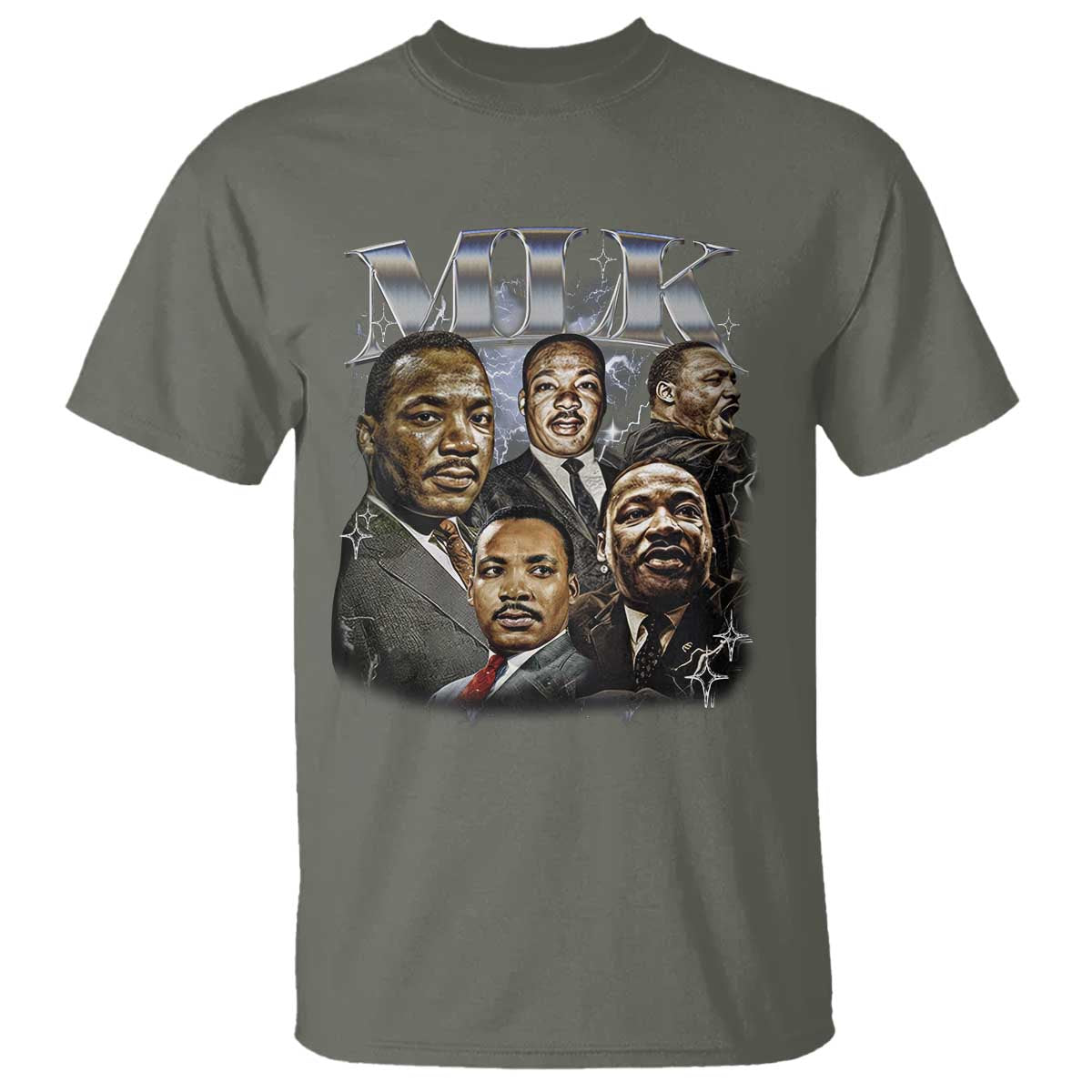 Martin Luther King T Shirt Black History Month Pride MLK Bootleg Rap Tee
