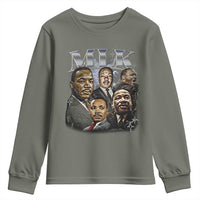 Martin Luther King Youth Sweatshirt Black History Month Pride MLK Bootleg Rap Tee