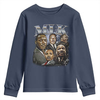 Martin Luther King Youth Sweatshirt Black History Month Pride MLK Bootleg Rap Tee