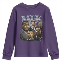 Martin Luther King Youth Sweatshirt Black History Month Pride MLK Bootleg Rap Tee