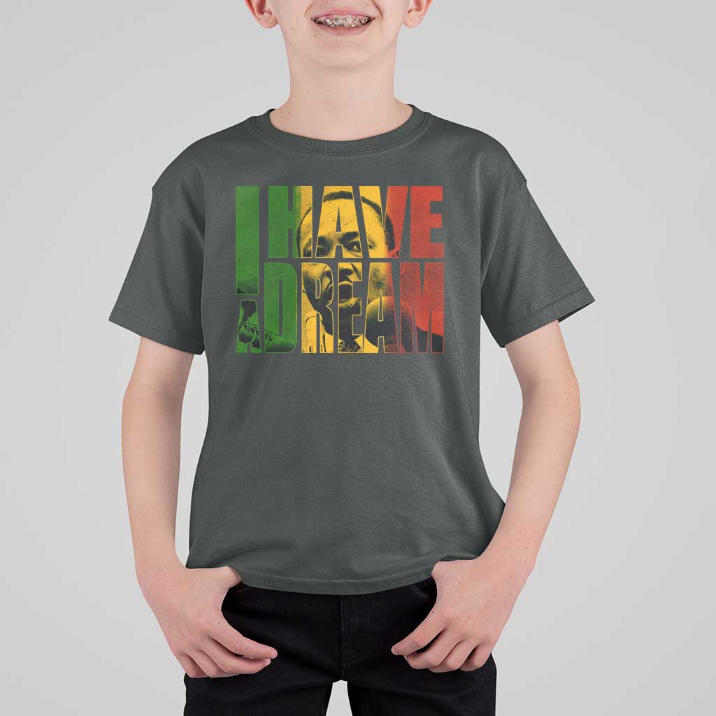 Martin Luther King T Shirt For Kid Black History Month MLK I Have A Dream
