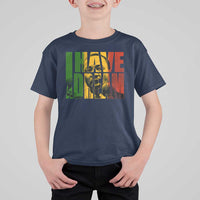 Martin Luther King T Shirt For Kid Black History Month MLK I Have A Dream