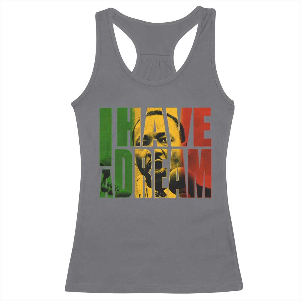 Martin Luther King Racerback Tank Top Black History Month MLK I Have A Dream