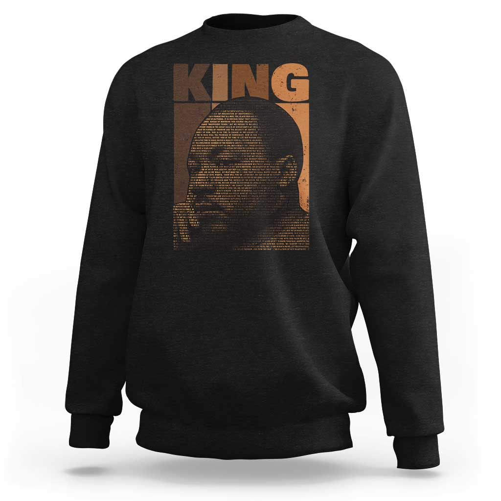 Martin Luther King Sweatshirt Black History Month MLK Melanin African American