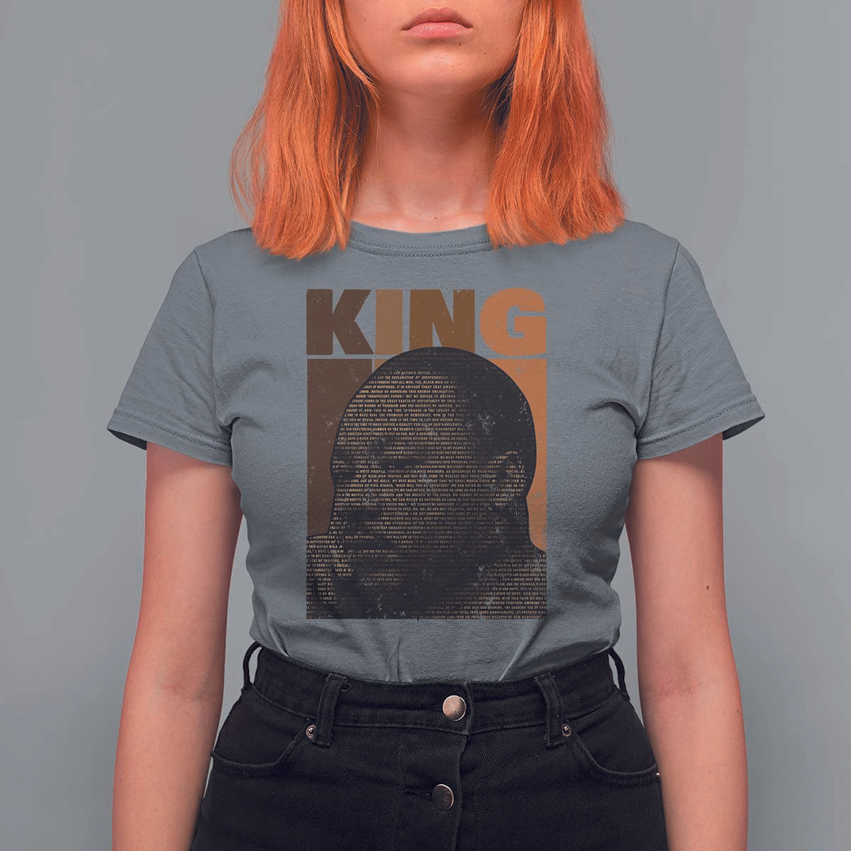 Martin Luther King T Shirt For Women Black History Month MLK Melanin African American