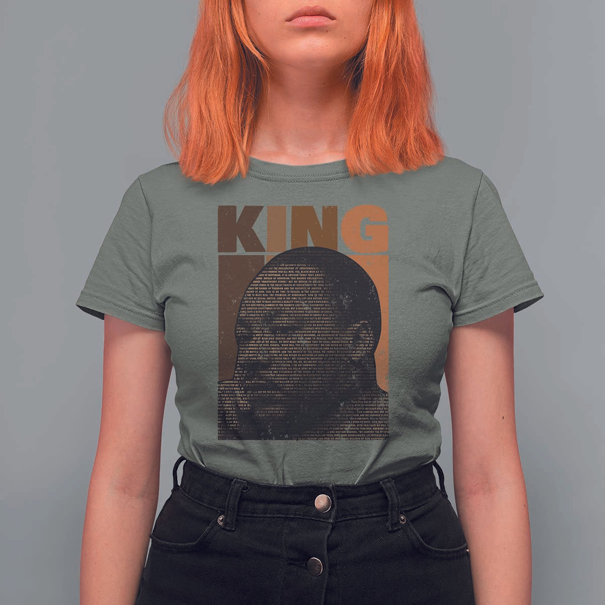 Martin Luther King T Shirt For Women Black History Month MLK Melanin African American