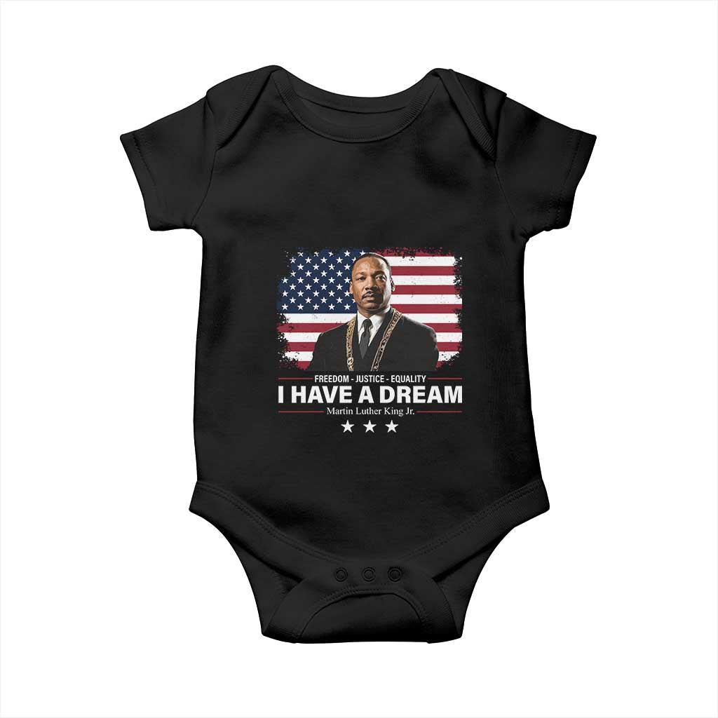 Martin Luther King Baby Onesie I Have A Dream Freedom Justice Equality MLK Day Black History Month