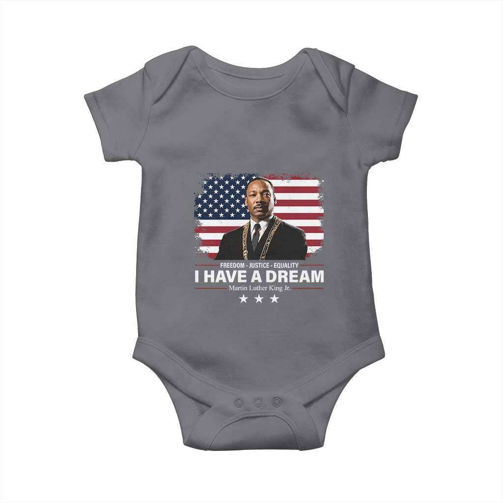 Martin Luther King Baby Onesie I Have A Dream Freedom Justice Equality MLK Day Black History Month