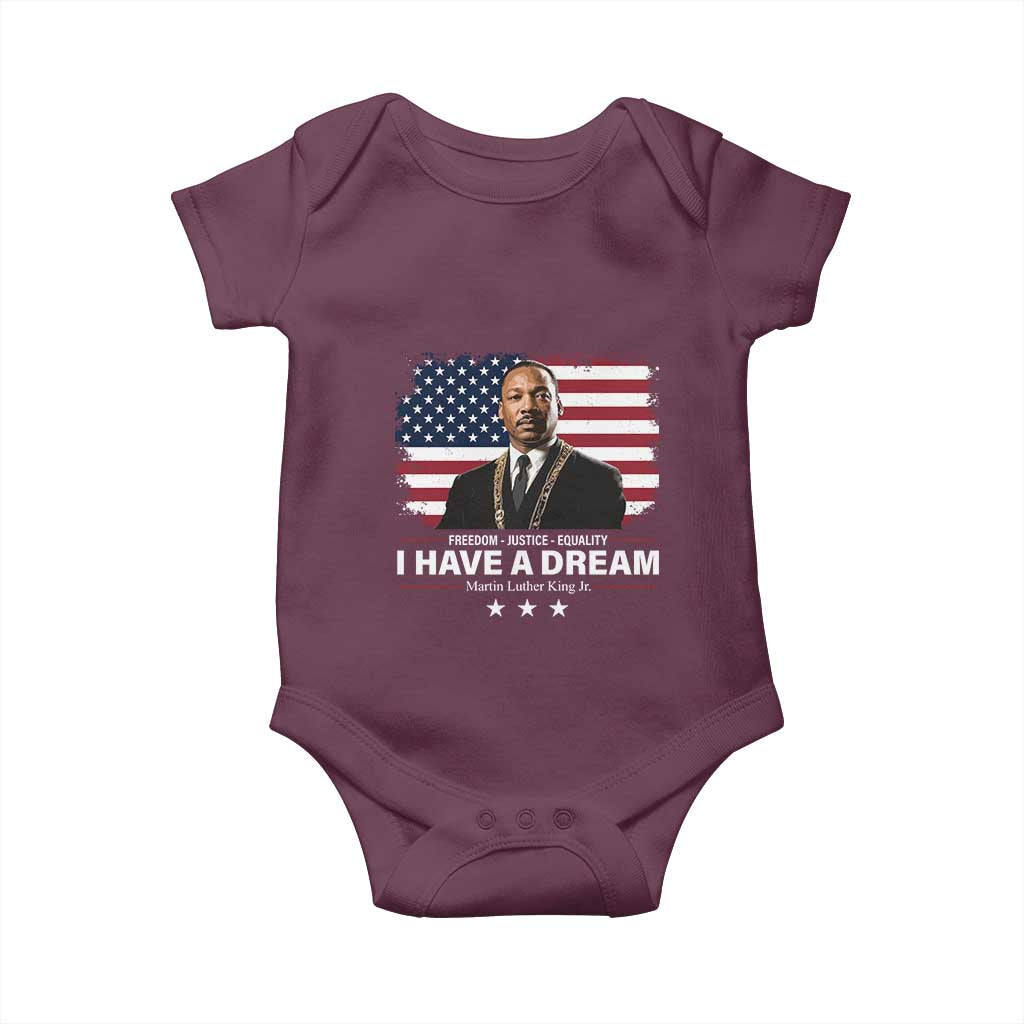 Martin Luther King Baby Onesie I Have A Dream Freedom Justice Equality MLK Day Black History Month
