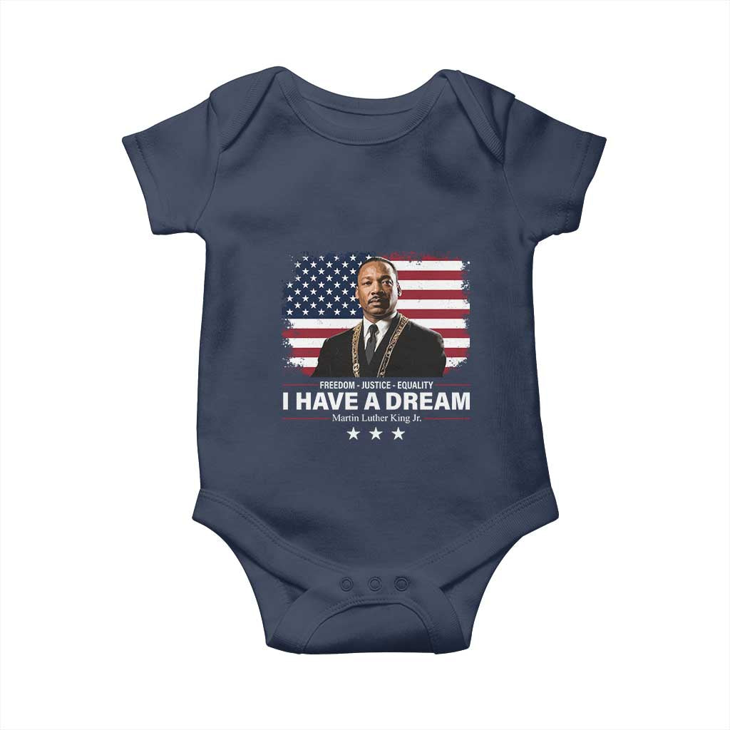 Martin Luther King Baby Onesie I Have A Dream Freedom Justice Equality MLK Day Black History Month