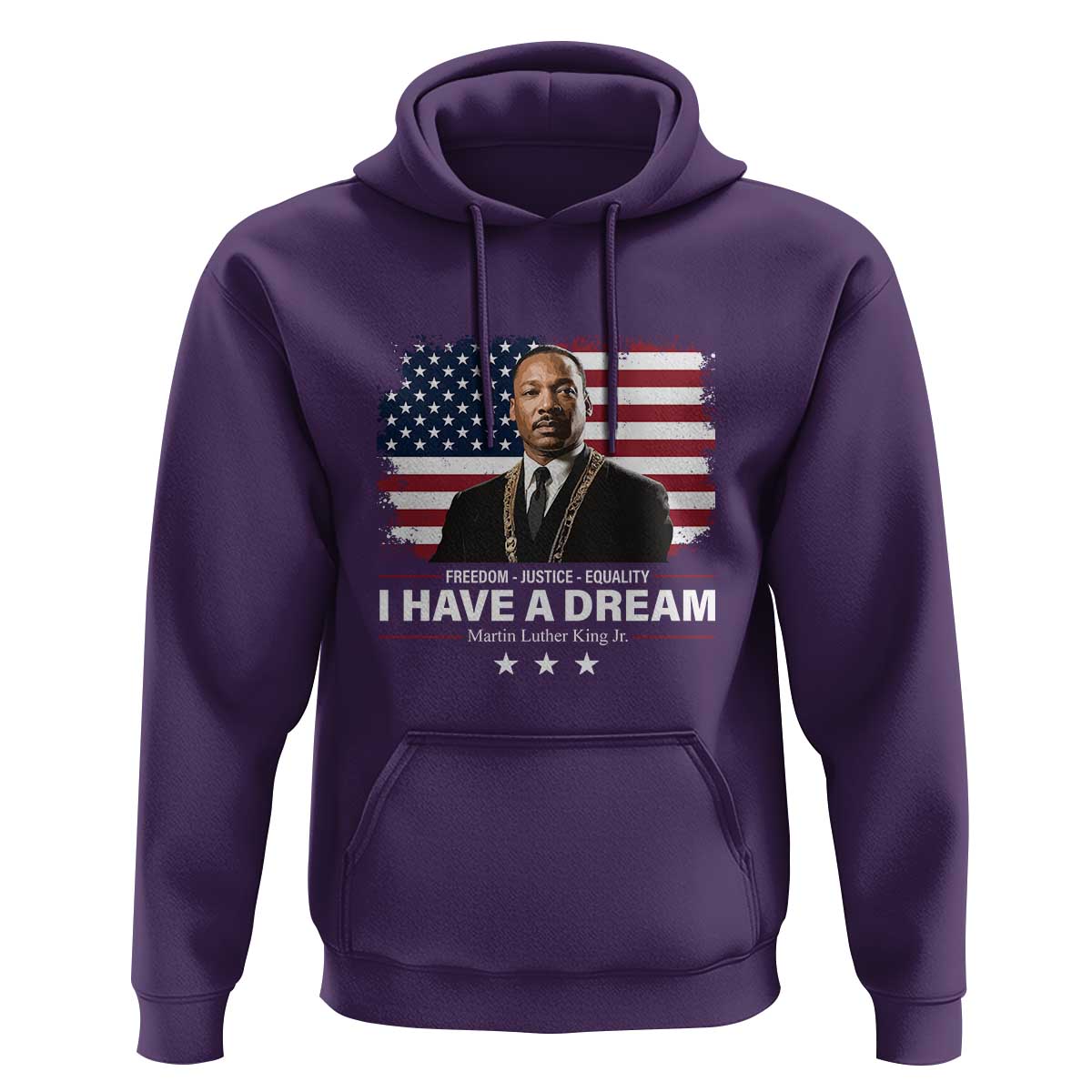 Martin Luther King Hoodie I Have A Dream Freedom Justice Equality MLK Day Black History Month