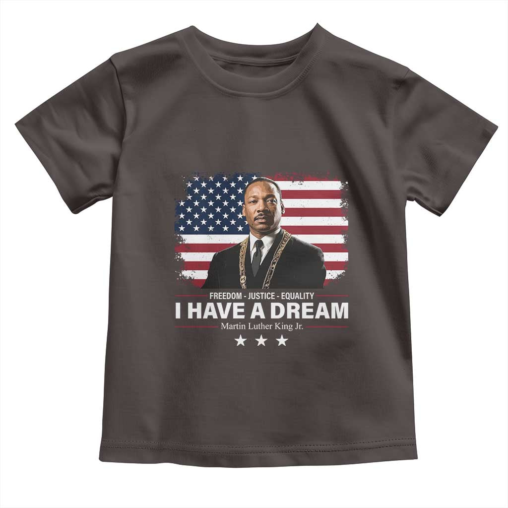 Martin Luther King Toddler T Shirt I Have A Dream Freedom Justice Equality MLK Day Black History Month