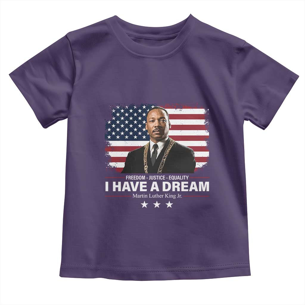 Martin Luther King Toddler T Shirt I Have A Dream Freedom Justice Equality MLK Day Black History Month