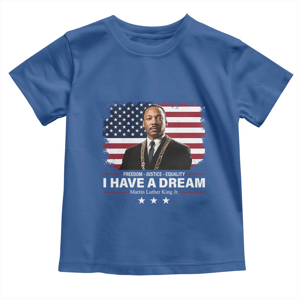 Martin Luther King Toddler T Shirt I Have A Dream Freedom Justice Equality MLK Day Black History Month