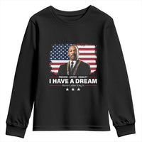 Martin Luther King Youth Sweatshirt I Have A Dream Freedom Justice Equality MLK Day Black History Month