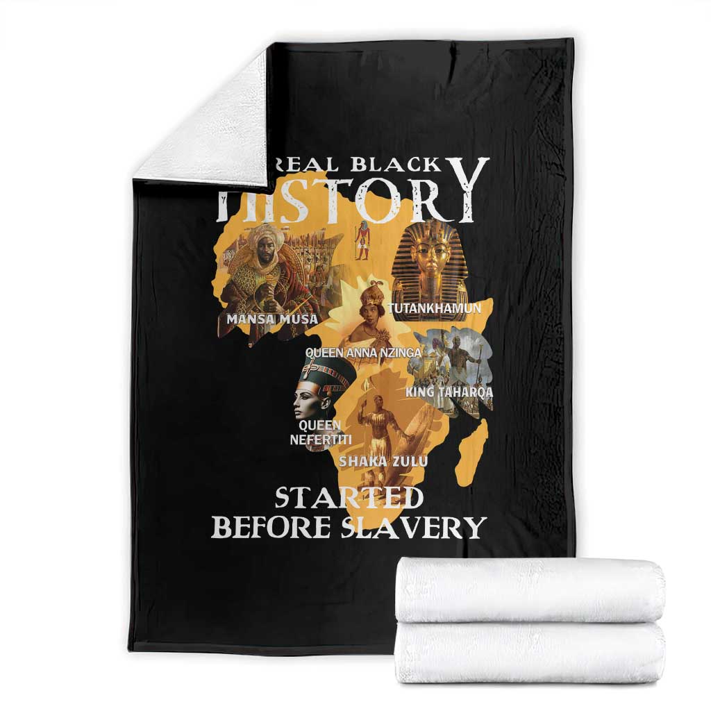 Black History Throw Blanket Didnt Start With Slavery - Wonder Print Shop