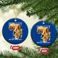 Black History Ceramic Ornament Didnt Start With Slavery - Wonder Print Shop