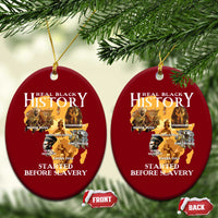 Black History Ceramic Ornament Didnt Start With Slavery - Wonder Print Shop