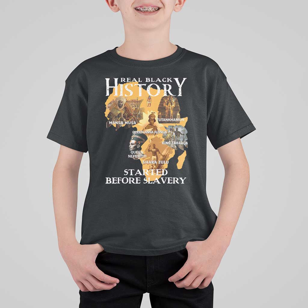 Black History T Shirt For Kid Didnt Start With Slavery - Wonder Print Shop