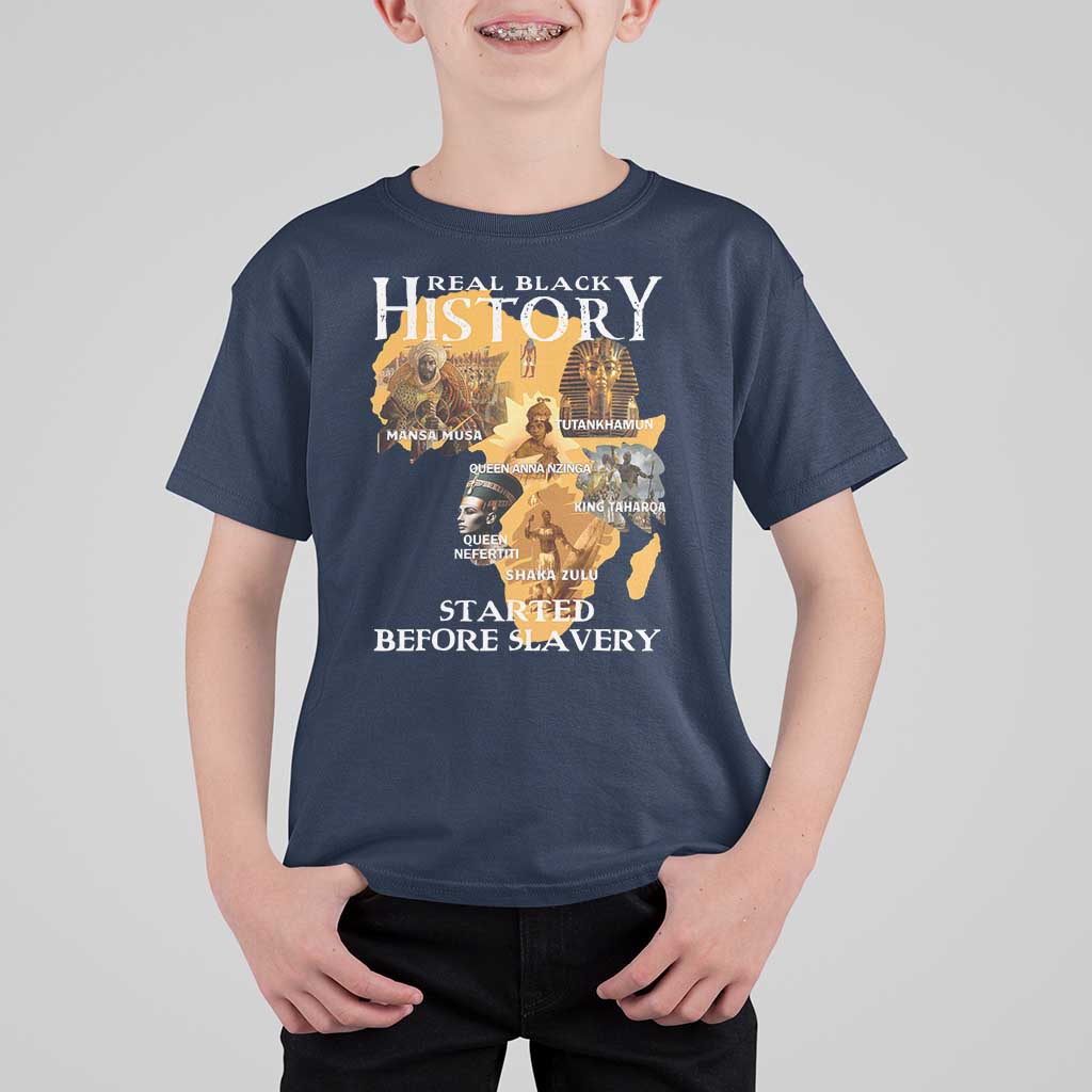 Black History T Shirt For Kid Didnt Start With Slavery - Wonder Print Shop