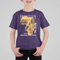 Black History T Shirt For Kid Didnt Start With Slavery - Wonder Print Shop