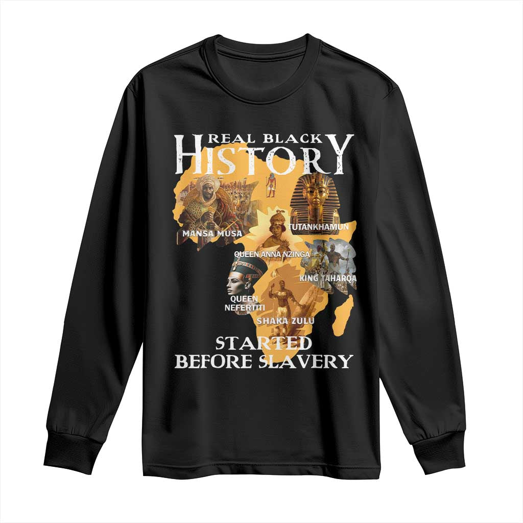 Black History Long Sleeve Shirt Didnt Start With Slavery - Wonder Print Shop