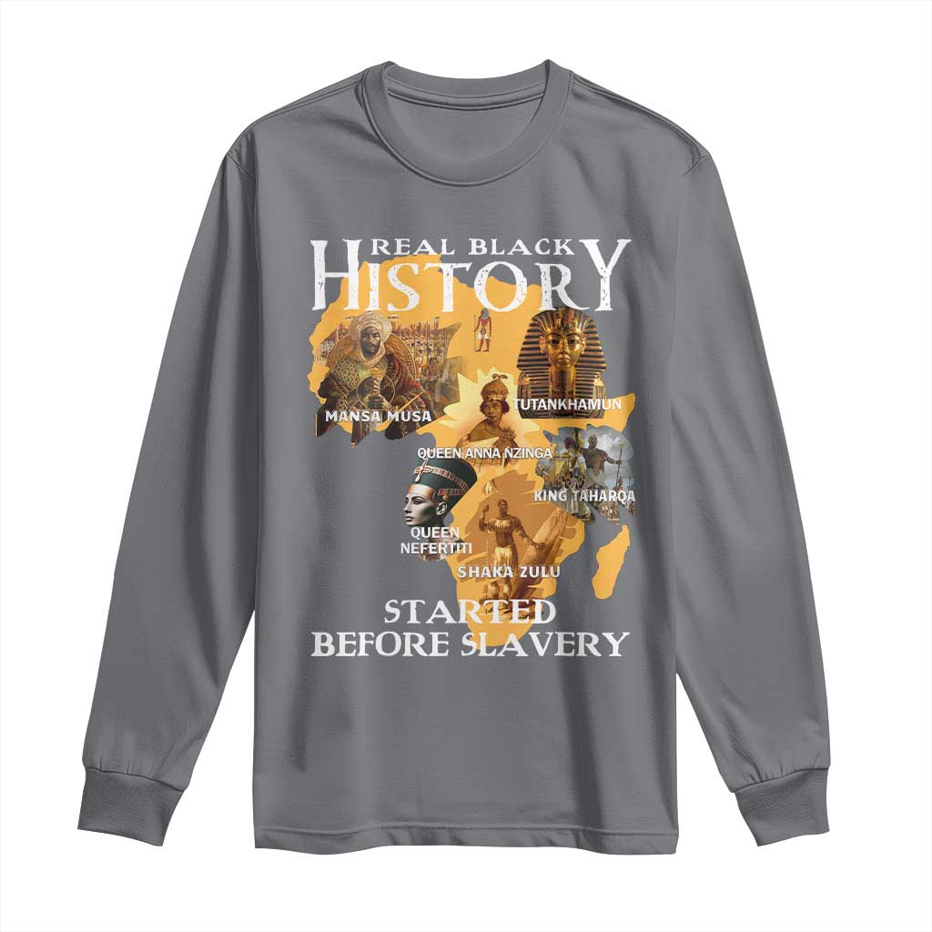 Black History Long Sleeve Shirt Didnt Start With Slavery - Wonder Print Shop