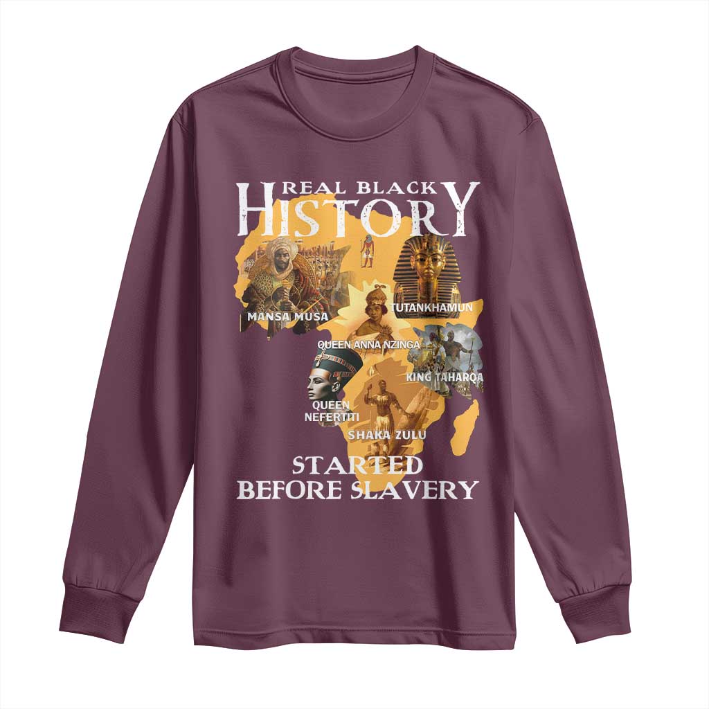 Black History Long Sleeve Shirt Didnt Start With Slavery - Wonder Print Shop