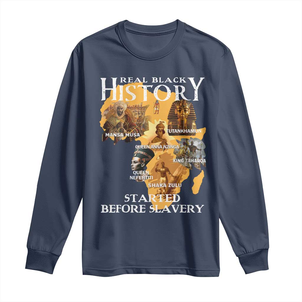 Black History Long Sleeve Shirt Didnt Start With Slavery - Wonder Print Shop