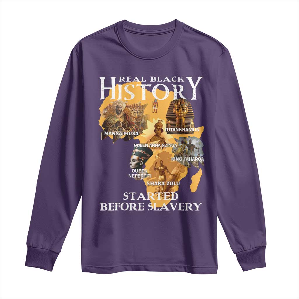 Black History Long Sleeve Shirt Didnt Start With Slavery - Wonder Print Shop