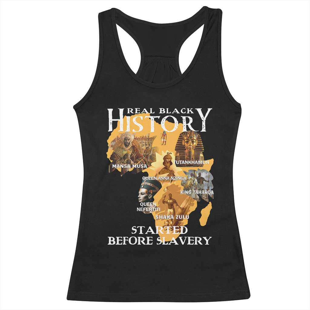 Black History Racerback Tank Top Didnt Start With Slavery - Wonder Print Shop