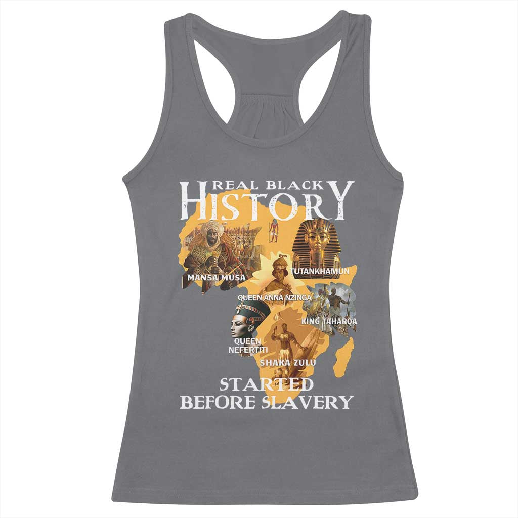 Black History Racerback Tank Top Didnt Start With Slavery - Wonder Print Shop