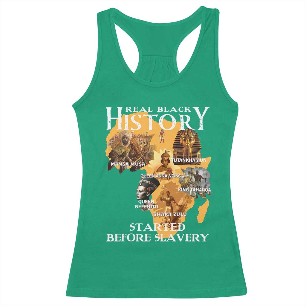 Black History Racerback Tank Top Didnt Start With Slavery - Wonder Print Shop
