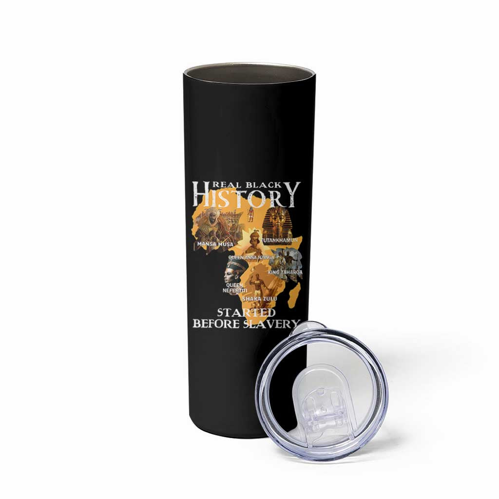 Black History Skinny Tumbler Didnt Start With Slavery - Wonder Print Shop