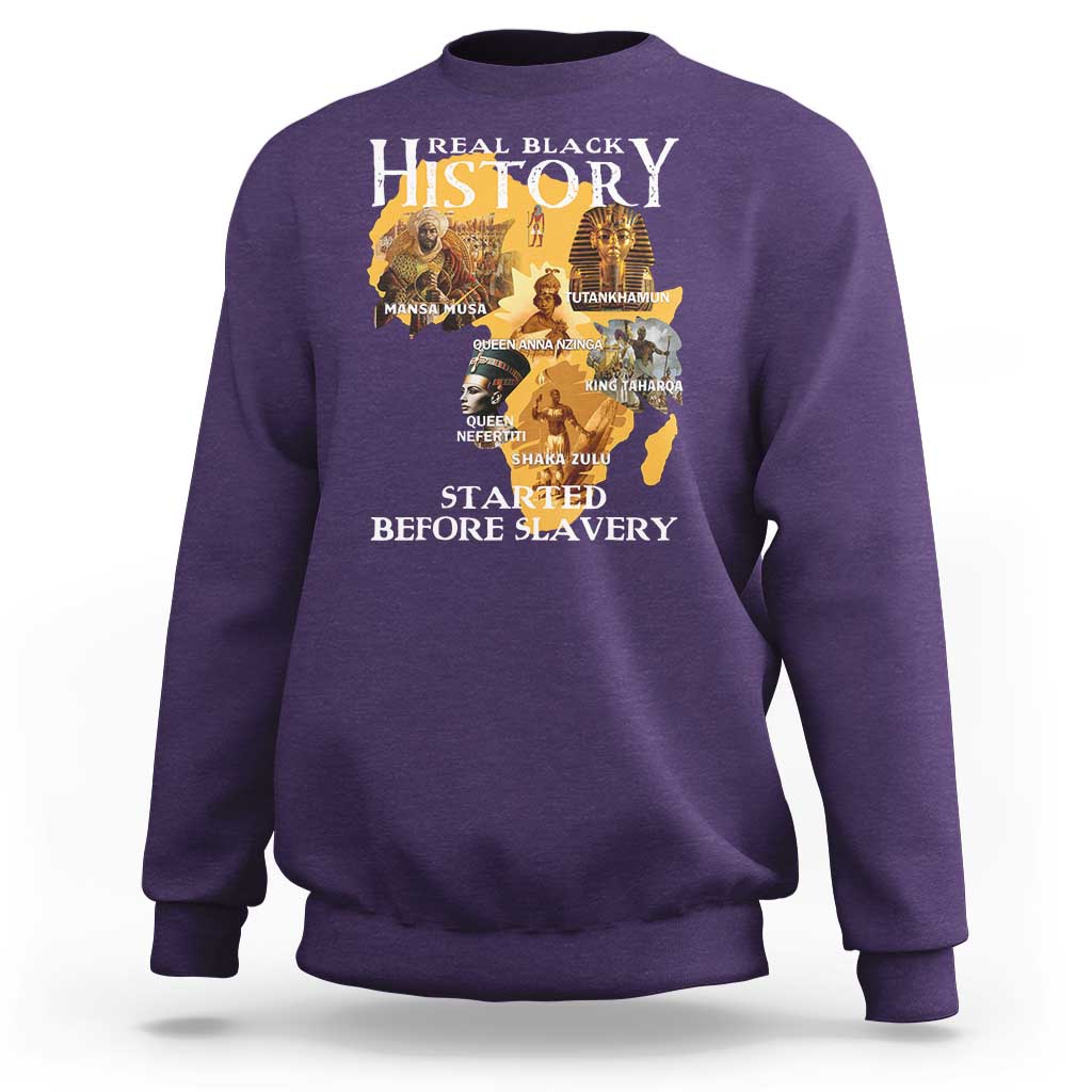 Black History Sweatshirt Didnt Start With Slavery - Wonder Print Shop