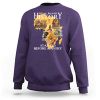 Black History Sweatshirt Didnt Start With Slavery - Wonder Print Shop