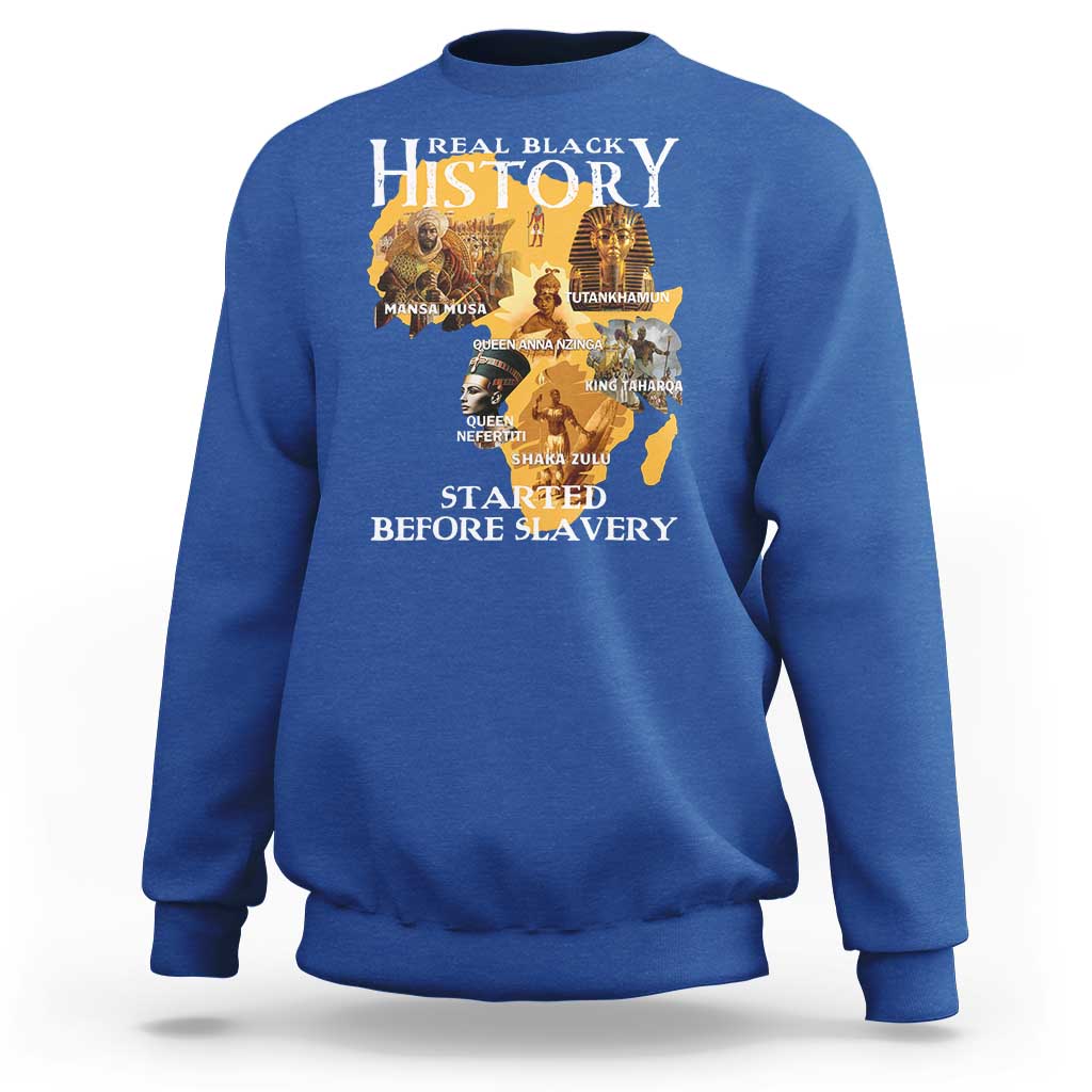 Black History Sweatshirt Didnt Start With Slavery - Wonder Print Shop