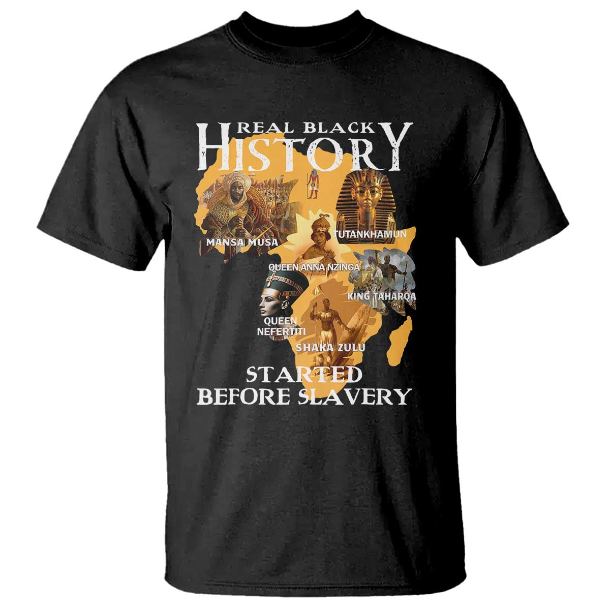 Black History T Shirt Didnt Start With Slavery - Wonder Print Shop