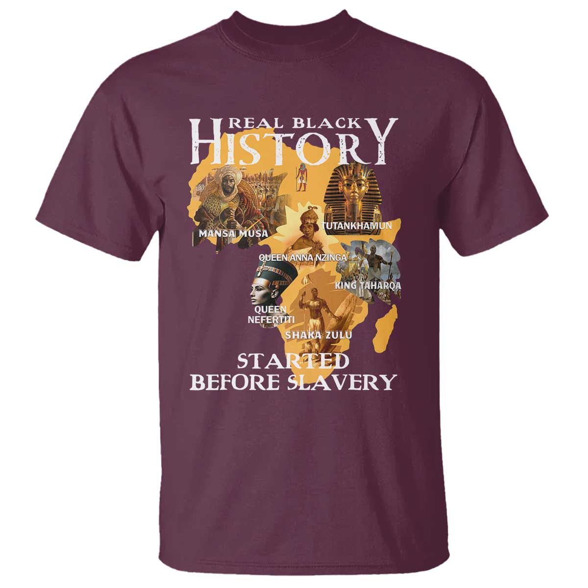 Black History T Shirt Didnt Start With Slavery - Wonder Print Shop