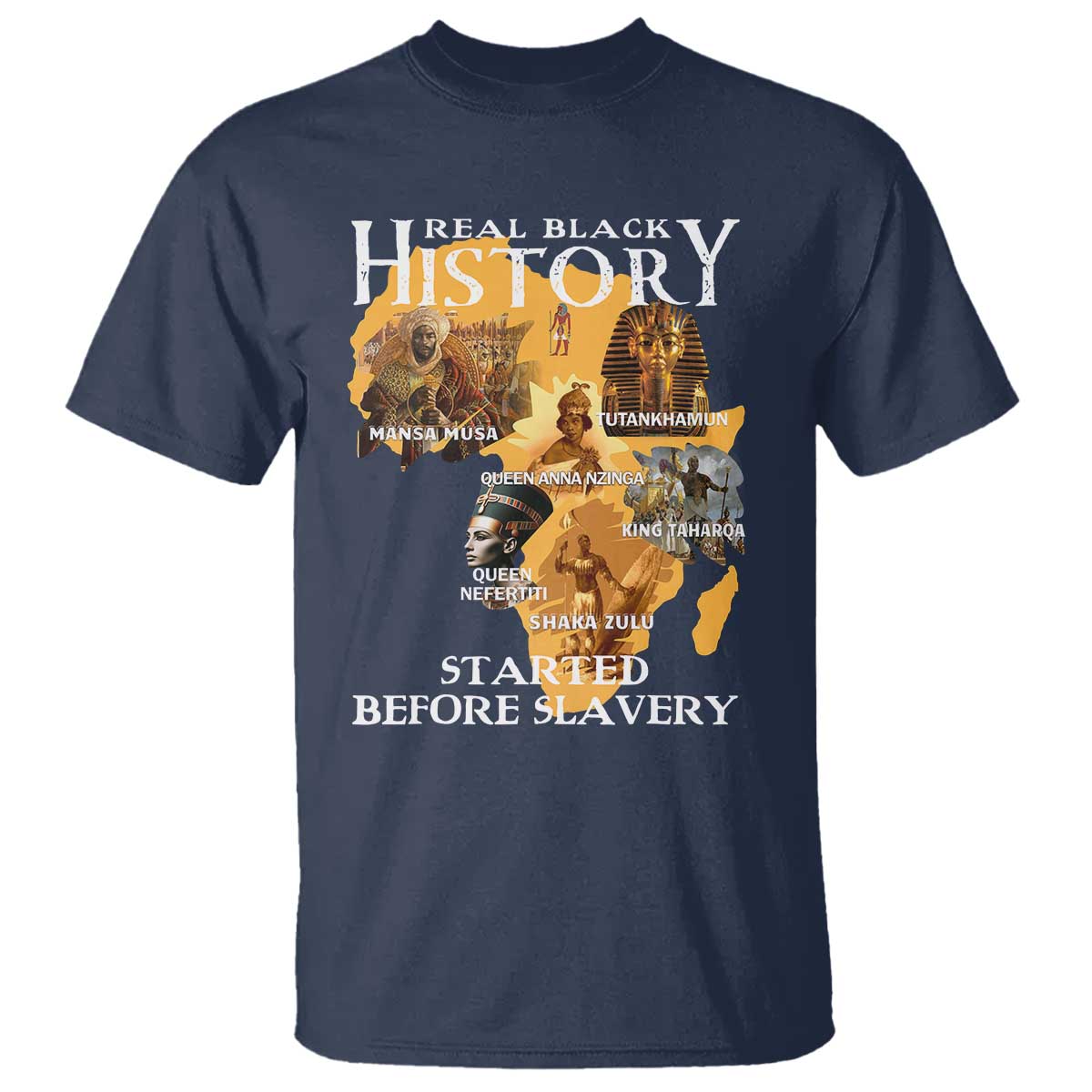 Black History T Shirt Didnt Start With Slavery - Wonder Print Shop