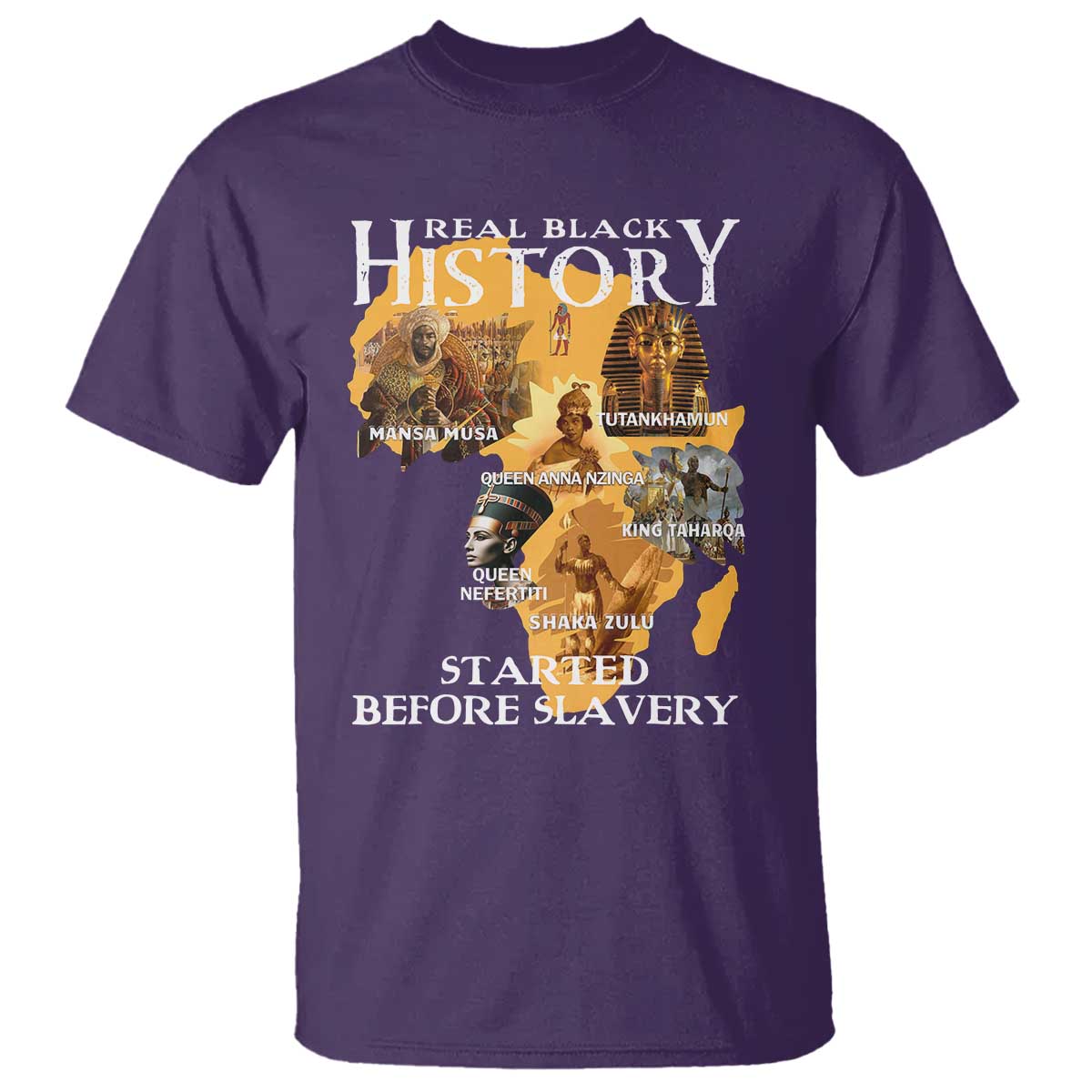 Black History T Shirt Didnt Start With Slavery - Wonder Print Shop