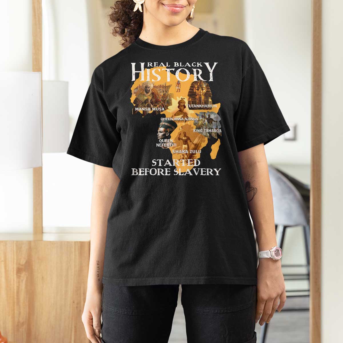 Black History T Shirt For Women Didnt Start With Slavery - Wonder Print Shop