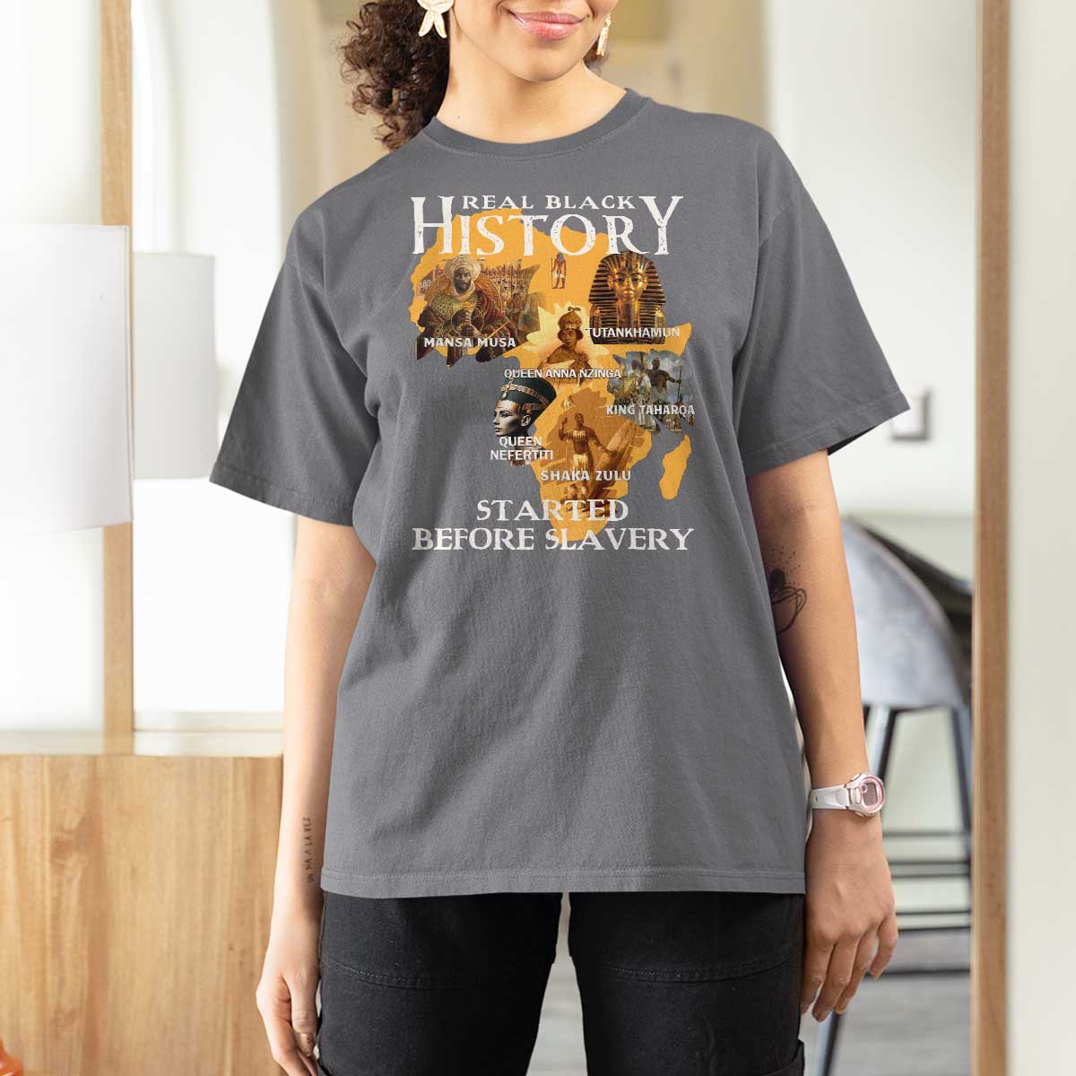 Black History T Shirt For Women Didnt Start With Slavery - Wonder Print Shop