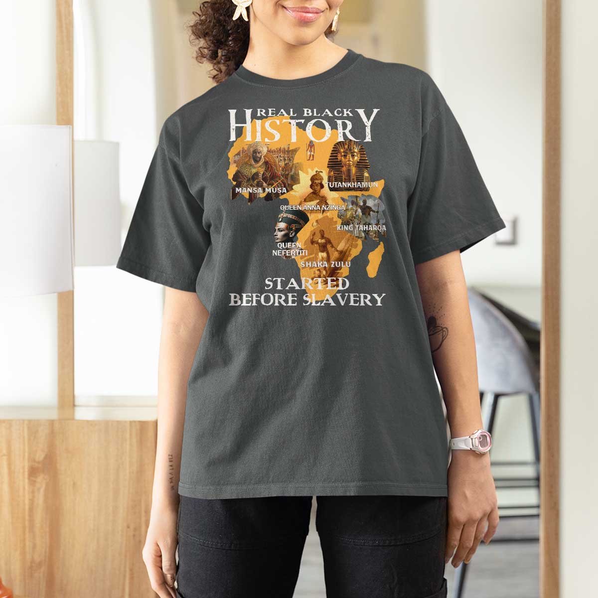 Black History T Shirt For Women Didnt Start With Slavery - Wonder Print Shop