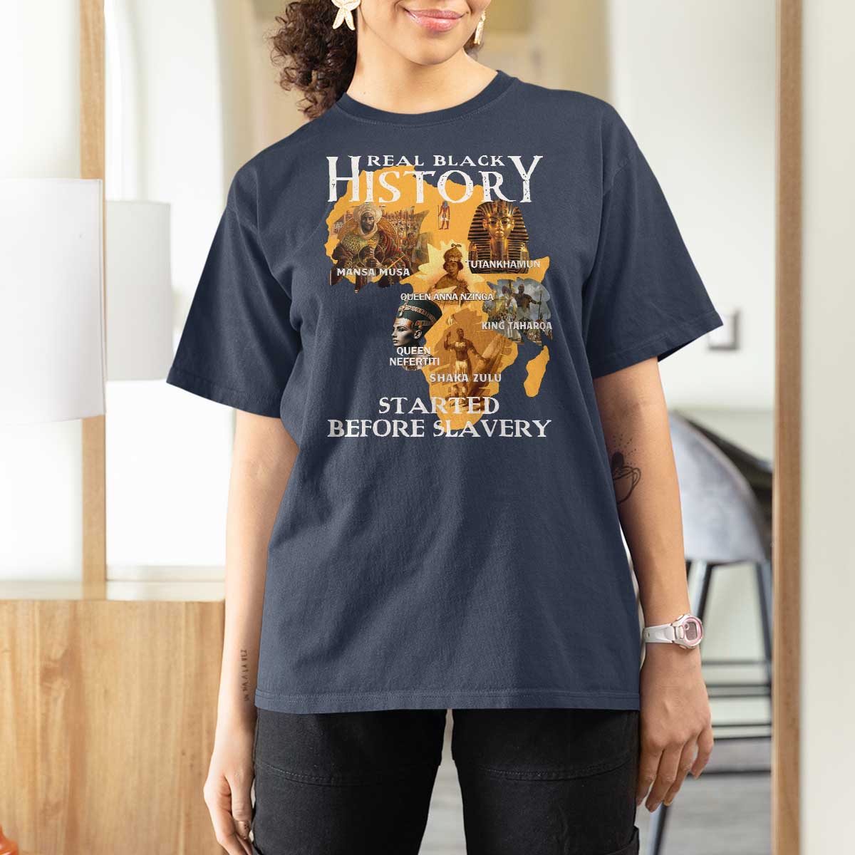 Black History T Shirt For Women Didnt Start With Slavery - Wonder Print Shop
