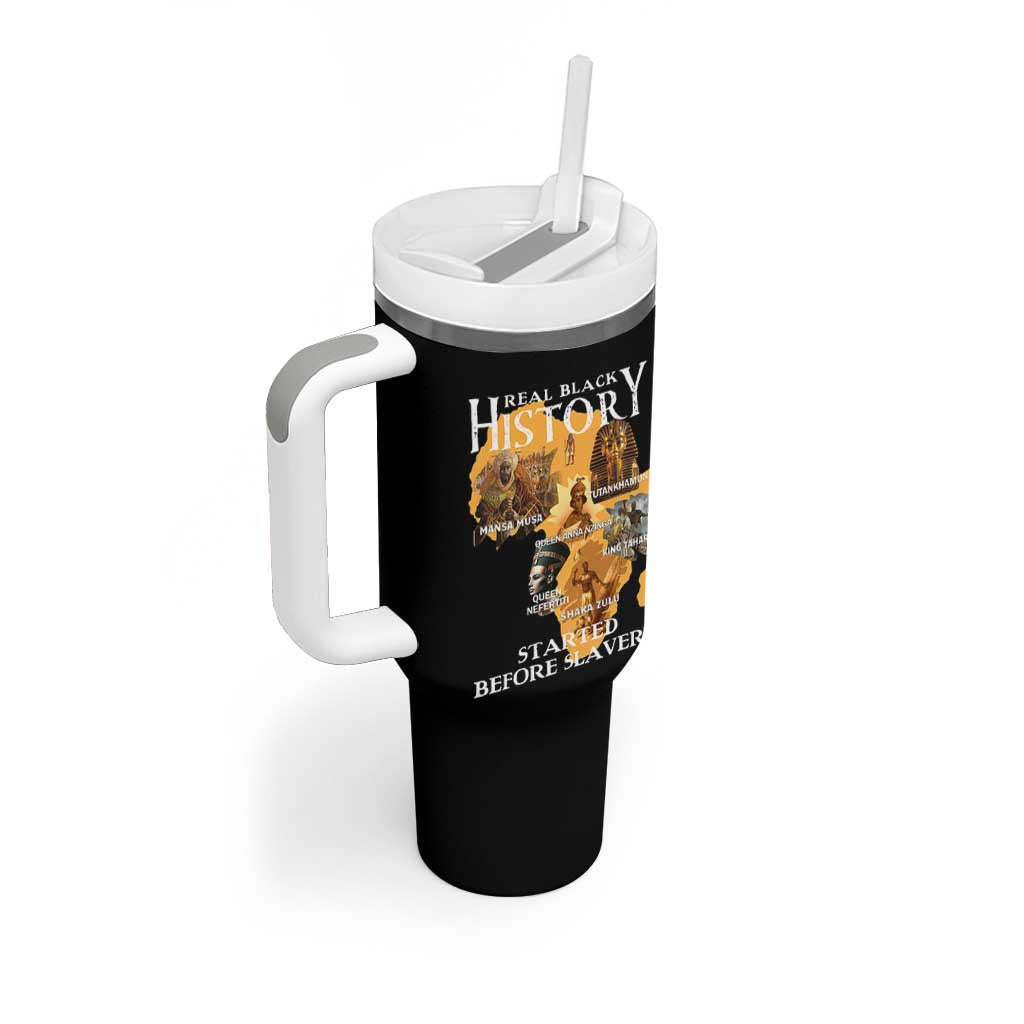 Black History Tumbler With Handle Didnt Start With Slavery - Wonder Print Shop