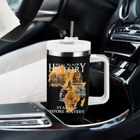 Black History Tumbler With Handle Didnt Start With Slavery - Wonder Print Shop